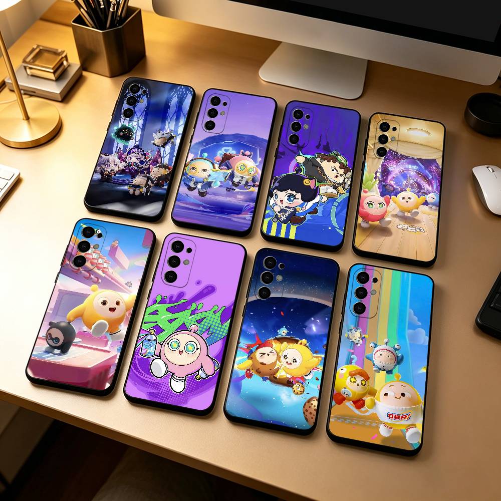 Party Games Quotes - เคสโทรศัพท์ลายเกม E-Eggy Party น่ารัก สีดำ ซิลิโคนนิ่ม