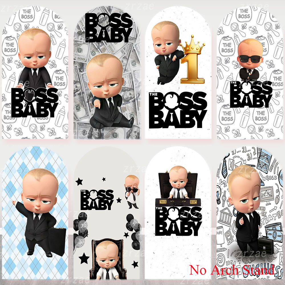 Party Games Baby Shower - ฉากหลังงานเลี้ยงวันเกิดครบรอบ 1 ขวบ ลายบอสเบบี้ สำหรับเด็กชายและเด็กหญิง ตกแต่งงานเลี้ยงฉลองทารกแรกเกิด