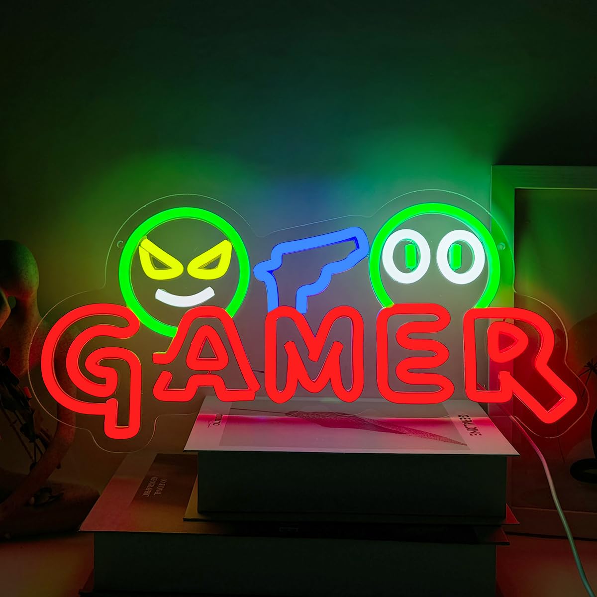 ไฟนีออน LED สำหรับเกมเมอร์ ตกแ - Party Games Baby Shower บทวิจารณ์และราคา