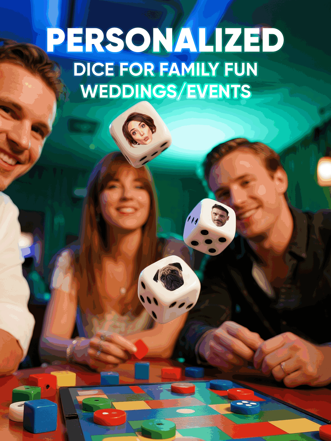 ลูกเต๋าหน้าตาน่ารัก ลูกเต๋าหน้ - Party Games Baby Shower บทวิจารณ์และราคา