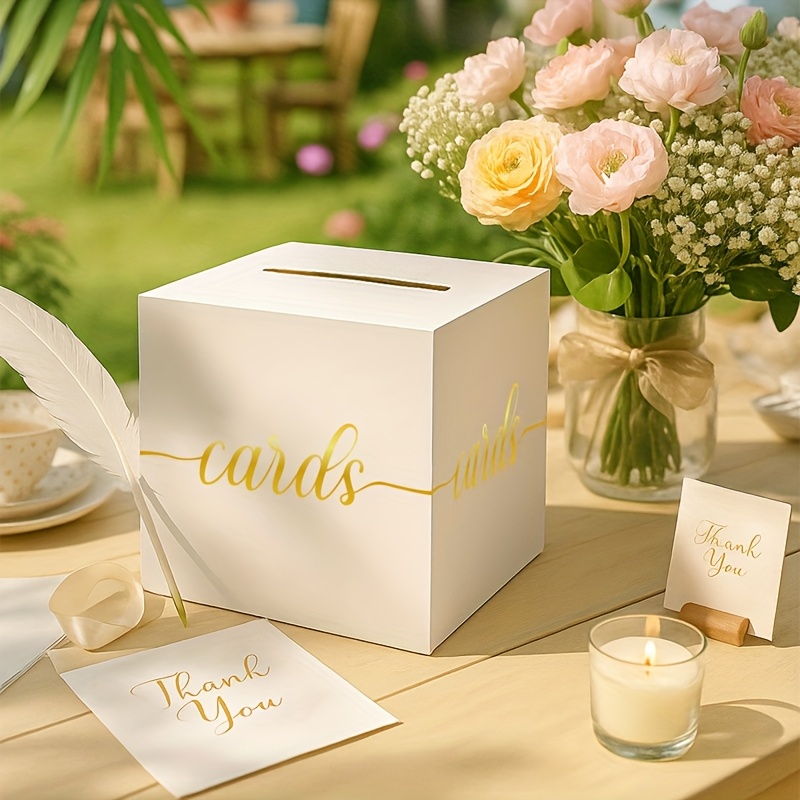 การ์ดแต่งงานสีขาว 4 ชิ้น พร้อม - Party Games Baby Shower บทวิจารณ์และราคา