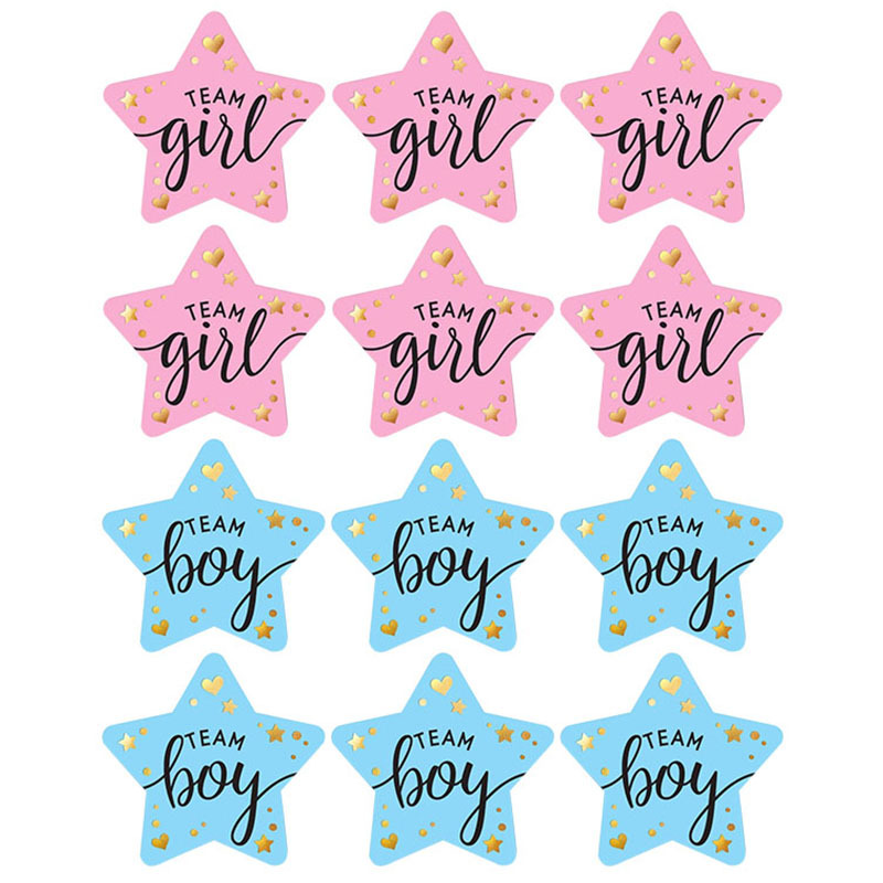 60 ชิ้นเพศเปิดเผยสติกเกอร์สําห - Party Games Baby Shower บทวิจารณ์และราคา