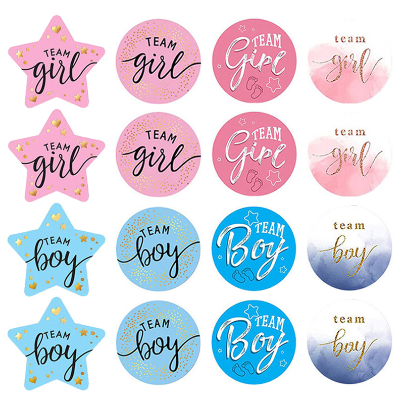 60 ชิ้นเพศเปิดเผยสติกเกอร์สําห - Party Games Baby Shower บทวิจารณ์และราคา